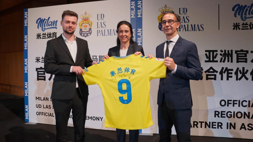 拉斯帕尔马斯足球俱乐部携手米兰体育1